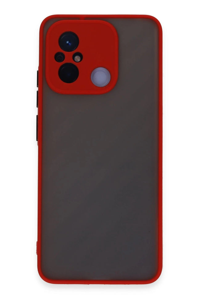 Xiaomi Redmi 12C Montreal Silikon Kapak Kılıf - Kırmızı