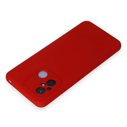 Xiaomi Redmi 12C Nano içi Kadife Silikon Kılıf - Kırmızı 3