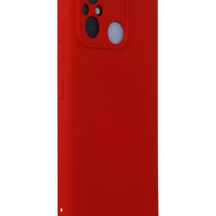 Xiaomi Redmi 12C Nano içi Kadife Silikon Kılıf - Kırmızı 2