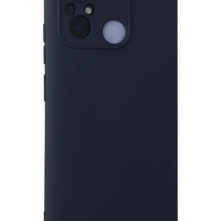 Xiaomi Redmi 12C Nano içi Kadife Silikon Kılıf - Lacivert