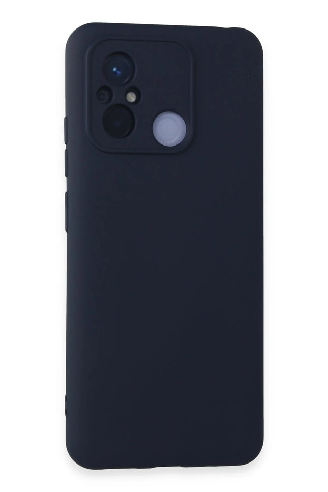 Xiaomi Redmi 12C Nano içi Kadife Silikon Kılıf - Lacivert
