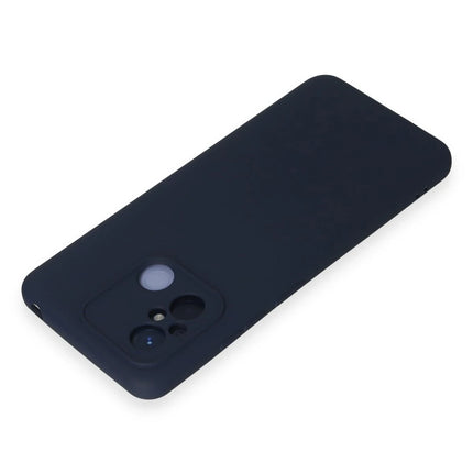 Xiaomi Redmi 12C Nano içi Kadife Silikon Kılıf - Lacivert 3