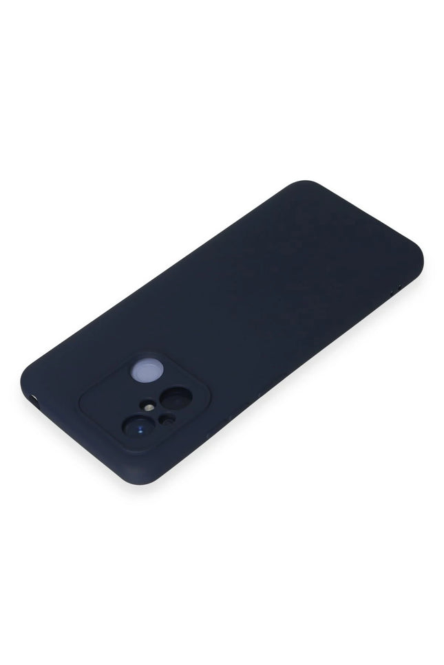 Xiaomi Redmi 12C Nano içi Kadife Silikon Kılıf - Lacivert 3