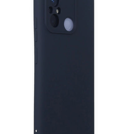 Xiaomi Redmi 12C Nano içi Kadife Silikon Kılıf - Lacivert 2