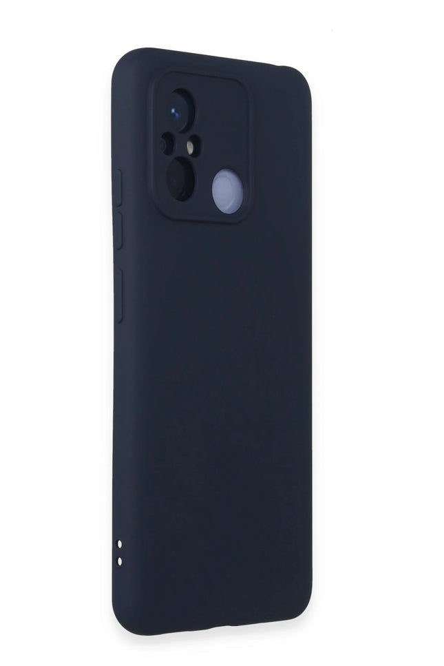 Xiaomi Redmi 12C Nano içi Kadife Silikon Kılıf - Lacivert 2