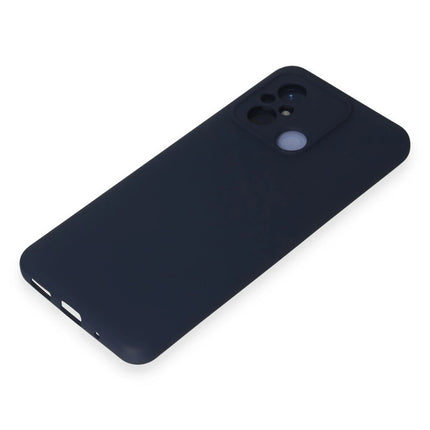 Xiaomi Redmi 12C Nano içi Kadife Silikon Kılıf - Lacivert 4