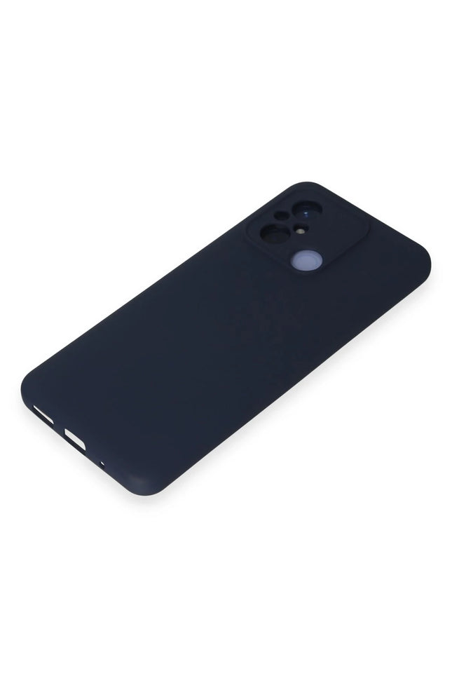 Xiaomi Redmi 12C Nano içi Kadife Silikon Kılıf - Lacivert 4
