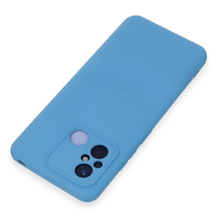 Xiaomi Redmi 12C Nano içi Kadife Silikon Kılıf - Mavi 3