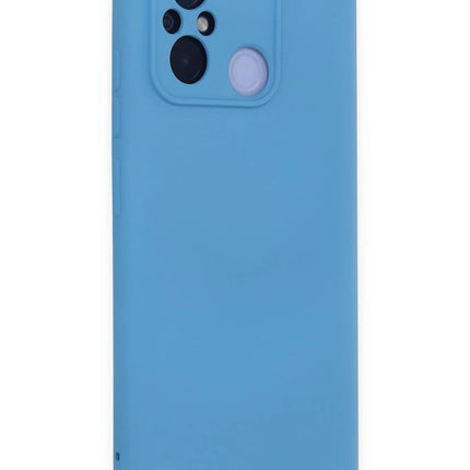 Xiaomi Redmi 12C Nano içi Kadife Silikon Kılıf - Mavi 2