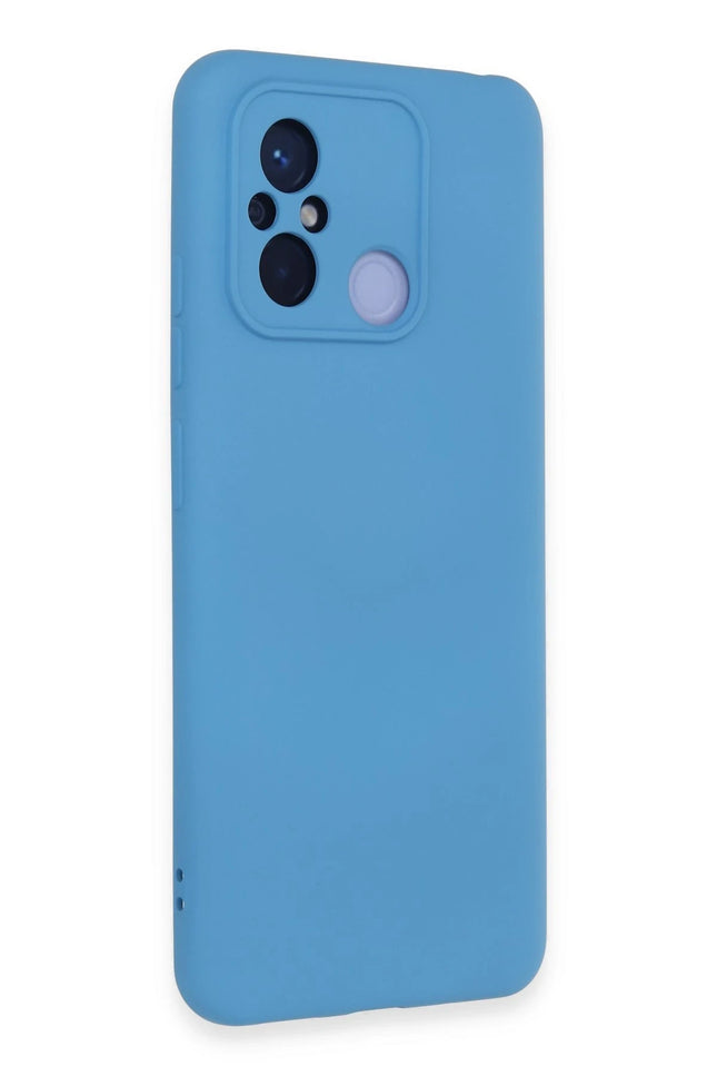 Xiaomi Redmi 12C Nano içi Kadife Silikon Kılıf - Mavi 2