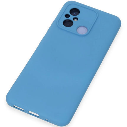 Xiaomi Redmi 12C Nano içi Kadife Silikon Kılıf - Mavi 4