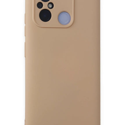 Xiaomi Redmi 12C Nano içi Kadife Silikon Kılıf - Pudra