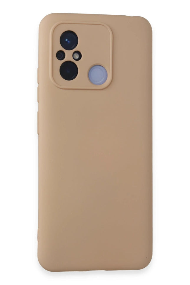 Xiaomi Redmi 12C Nano içi Kadife Silikon Kılıf - Pudra
