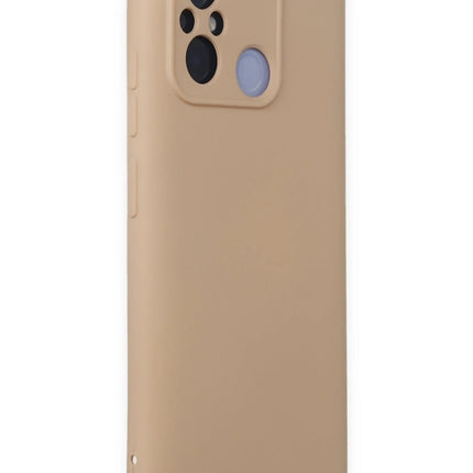 Xiaomi Redmi 12C Nano içi Kadife Silikon Kılıf - Pudra 2