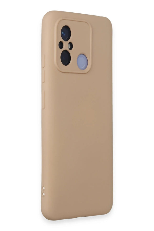 Xiaomi Redmi 12C Nano içi Kadife Silikon Kılıf - Pudra 2