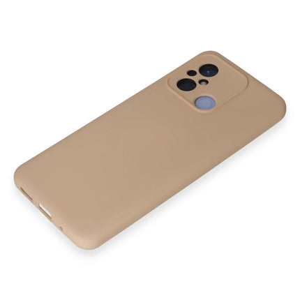 Xiaomi Redmi 12C Nano içi Kadife Silikon Kılıf - Pudra 4