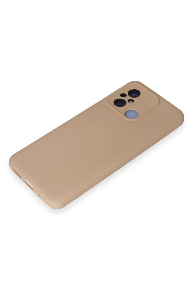 Xiaomi Redmi 12C Nano içi Kadife Silikon Kılıf - Pudra 4