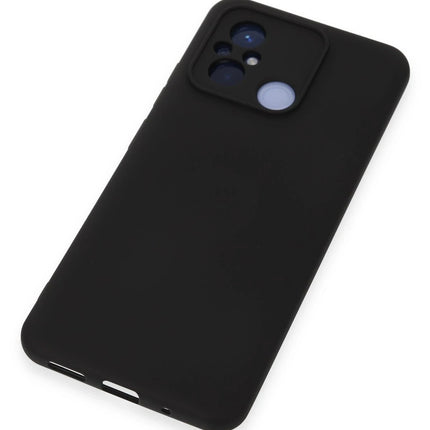 Xiaomi Redmi 12C Nano içi Kadife Silikon Kılıf - Siyah 4