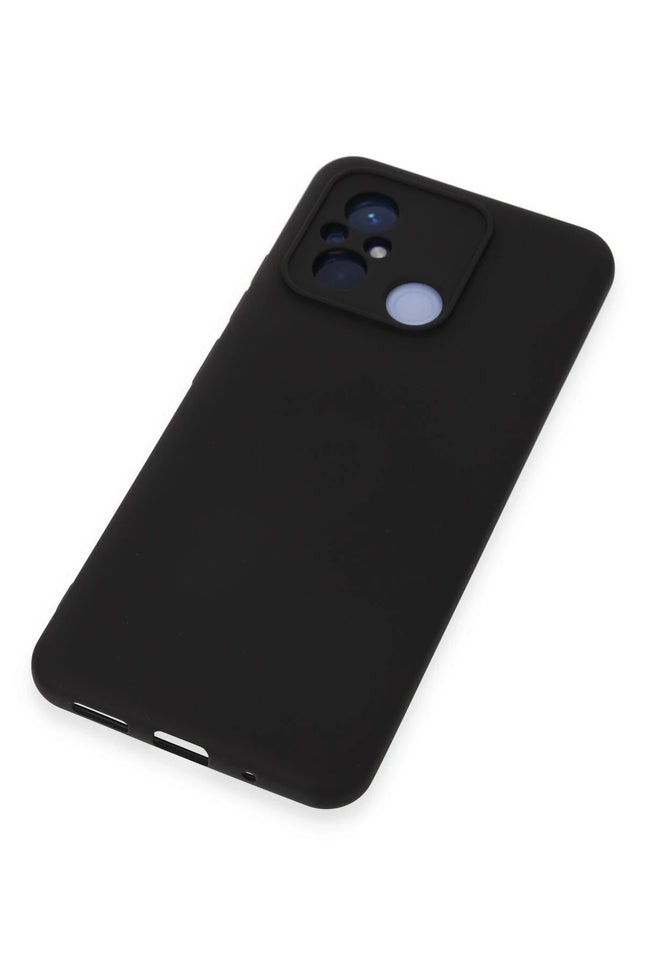 Xiaomi Redmi 12C Nano içi Kadife Silikon Kılıf - Siyah 4