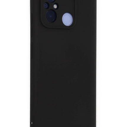 Xiaomi Redmi 12C Nano içi Kadife Silikon Kılıf - Siyah 2