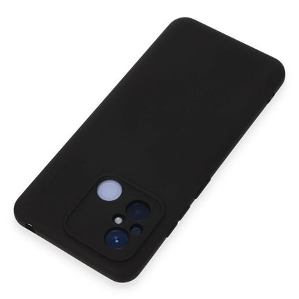 Xiaomi Redmi 12C Nano içi Kadife Silikon Kılıf - Siyah 3