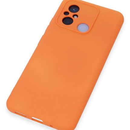 Xiaomi Redmi 12C Nano içi Kadife Silikon Kılıf - Turuncu 4