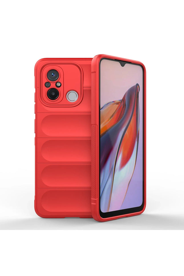 Xiaomi Redmi 12C Optimum Silikon Kılıf - Kırmızı