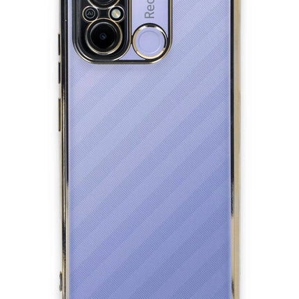 Xiaomi Redmi 12C Razer Lensli Silikon Kılıf - Gold