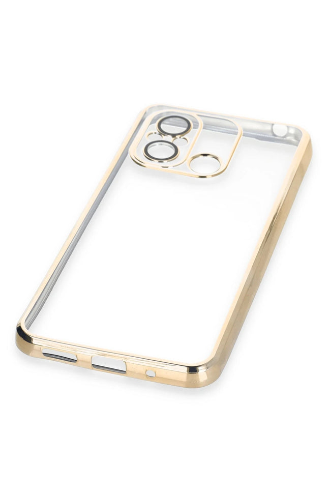 Xiaomi Redmi 12C Razer Lensli Silikon Kılıf - Gold 5
