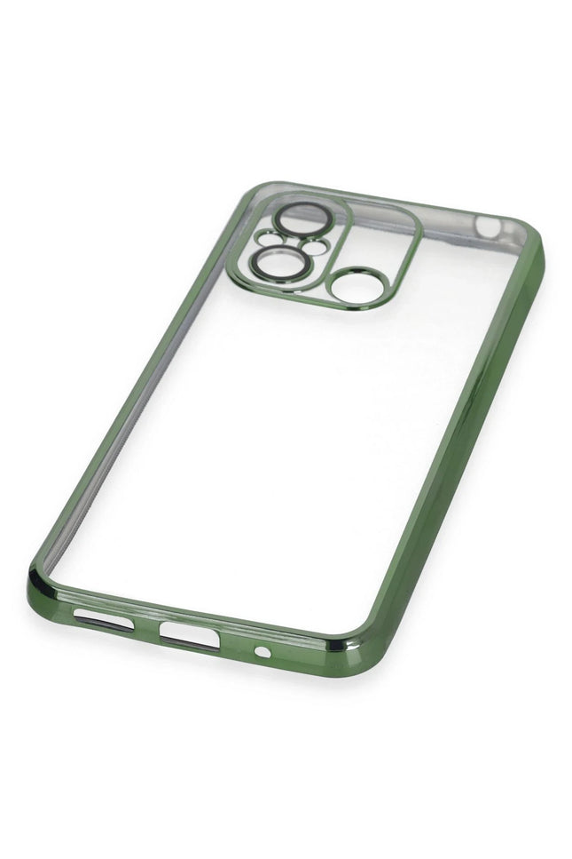 Xiaomi Redmi 12C Razer Lensli Silikon Kılıf - Yeşil 5