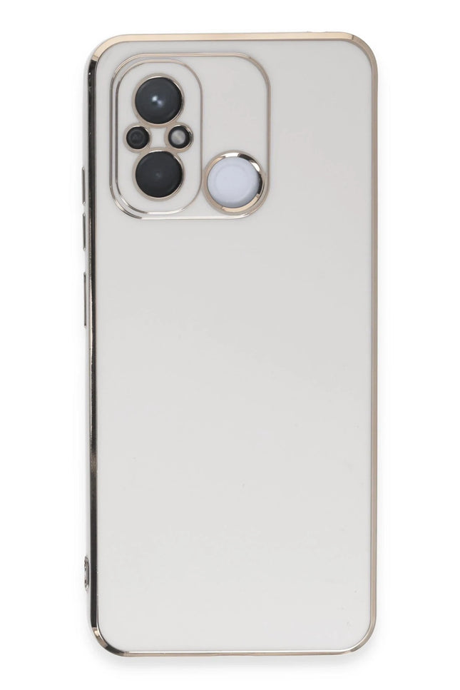 Xiaomi Redmi 12C Volet Silikon Kılıf - Beyaz