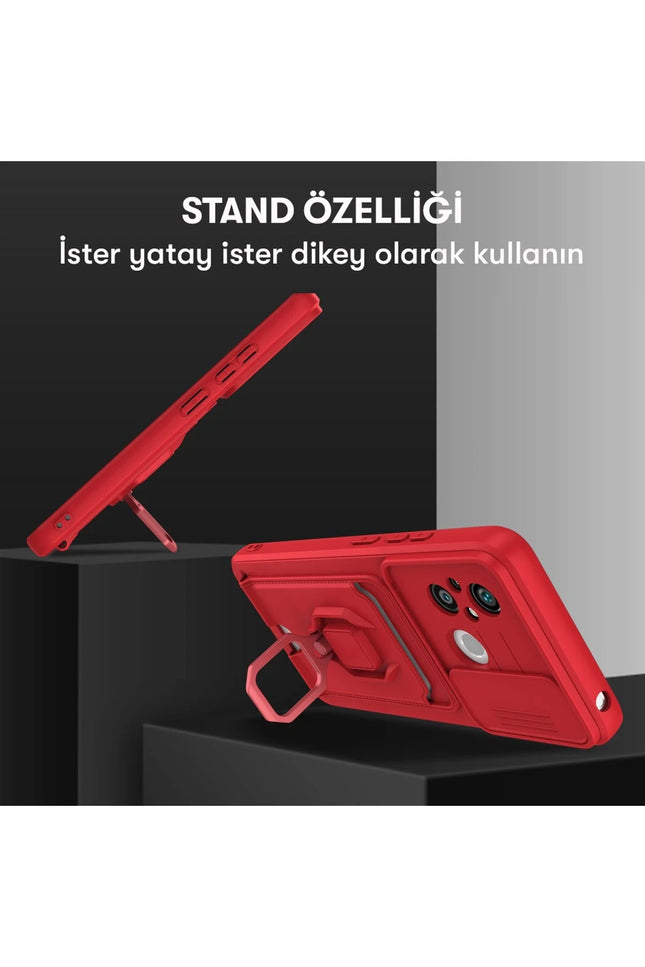 Xiaomi Redmi 12C Zuma Kartvizitli Yüzüklü Silikon Kılıf - Lacivert 4