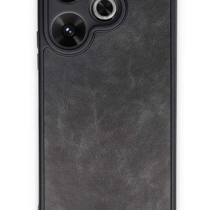 Xiaomi Redmi 13 4G Aras Deri Kapak Kılıf - Siyah