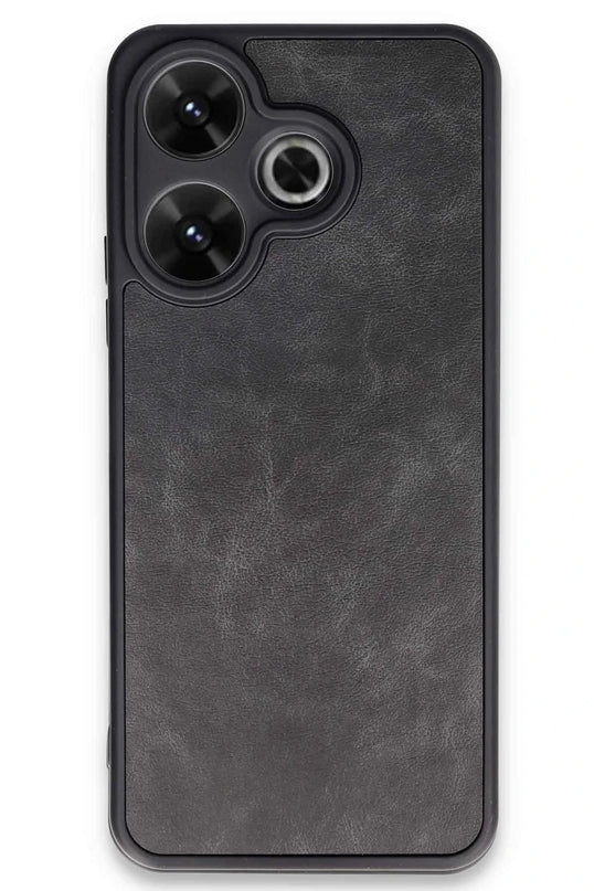 Xiaomi Redmi 13 4G Aras Deri Kapak Kılıf - Siyah