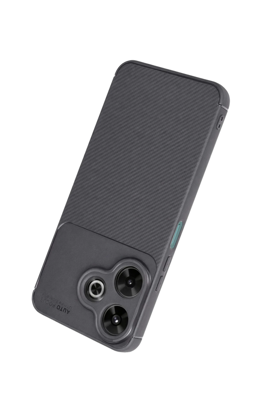 Xiaomi Redmi 13 4G Auto Focus Karbon Kapak Kılıf - Gri 2