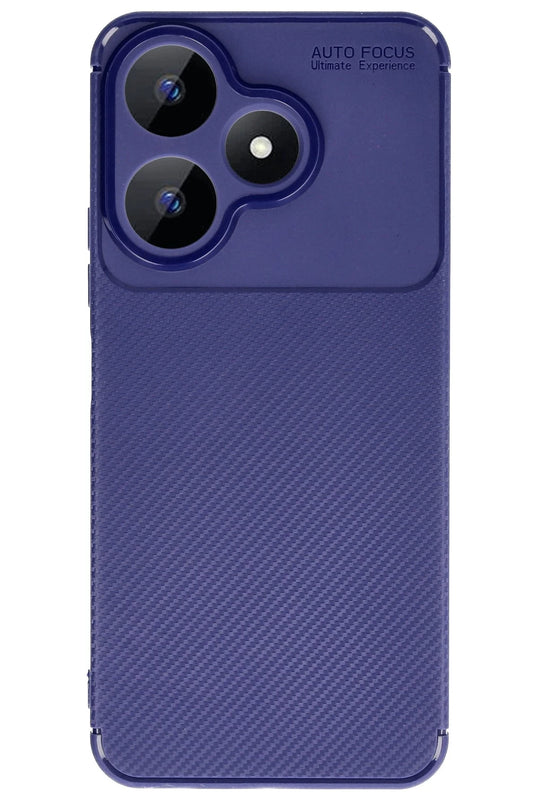 Xiaomi Redmi 13 4G Auto Focus Karbon Kapak Kılıf - Lacivert 4