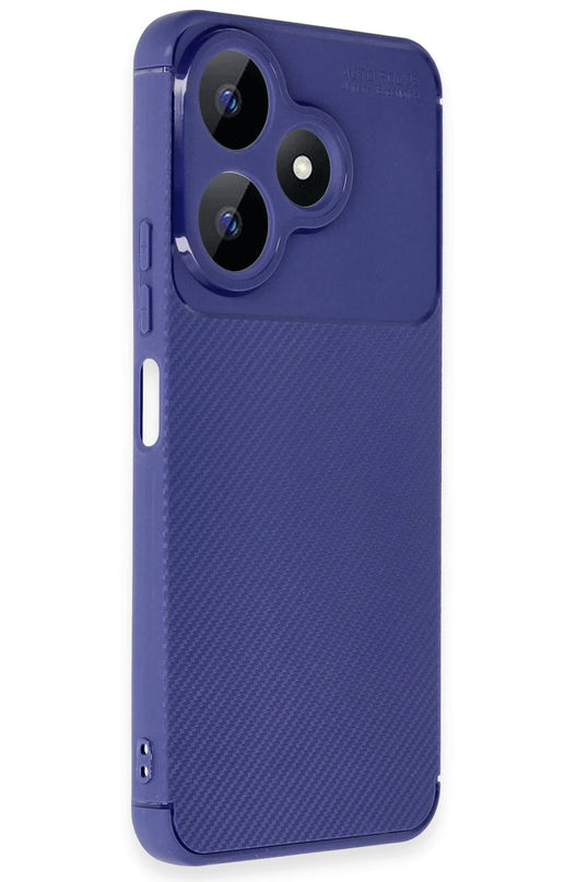 Xiaomi Redmi 13 4G Auto Focus Karbon Kapak Kılıf - Lacivert 2