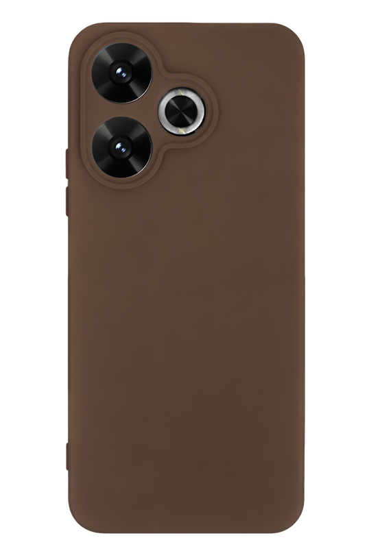 Xiaomi Redmi 13 4G First Silikon Kılıf - Kahverengi