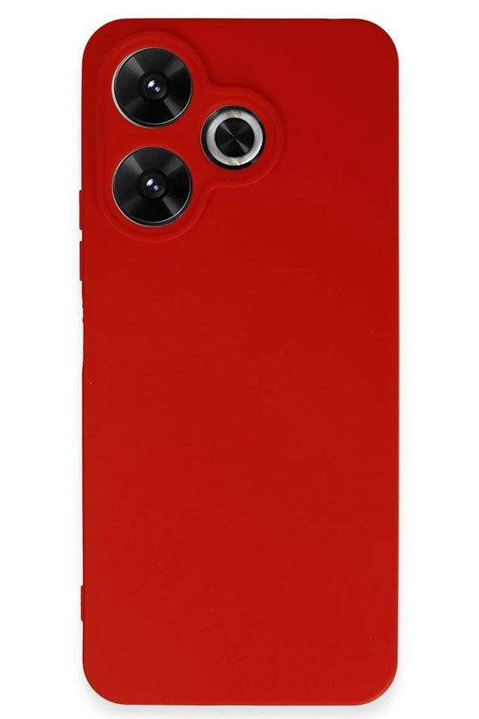 Xiaomi Redmi 13 4G First Silikon Kılıf - Kırmızı
