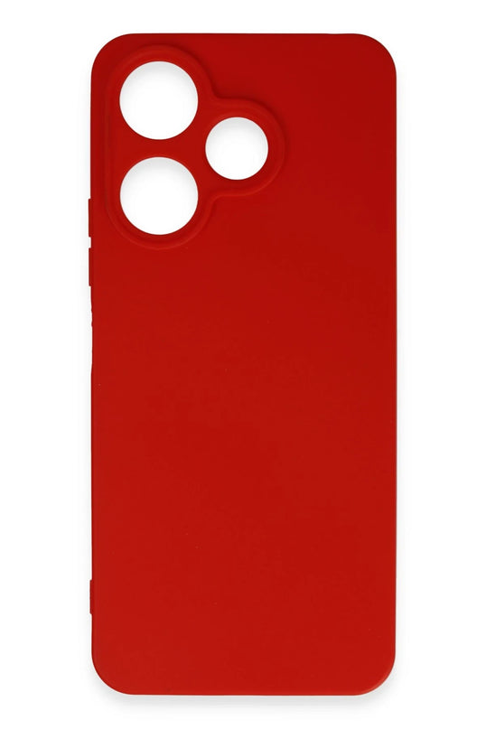 Xiaomi Redmi 13 4G First Silikon Kılıf - Kırmızı 2