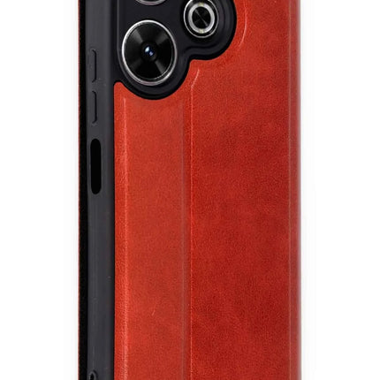 Xiaomi Redmi 13 4G Flip Cover Kılıf - Kırmızı 2