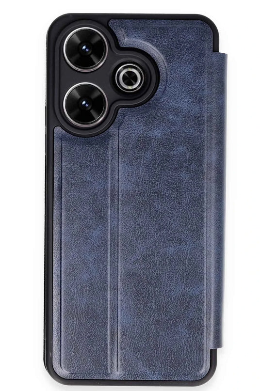 Xiaomi Redmi 13 4G Flip Cover Kılıf - Lacivert