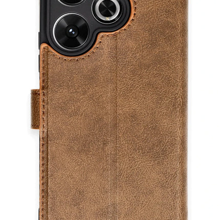 Xiaomi Redmi 13 4G Trend S Plus Kapaklı Kılıf - Taba