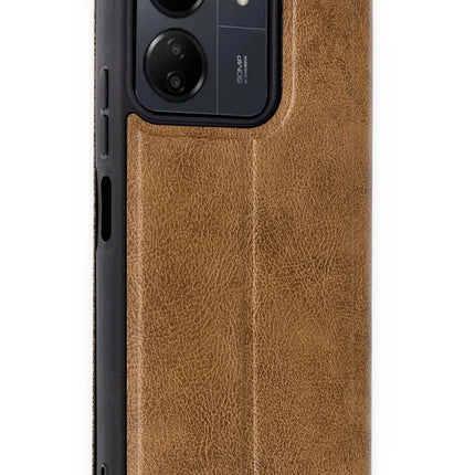 Xiaomi Redmi 13C Flip Cover Kılıf - Taba 2