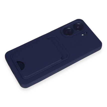 Xiaomi Redmi 13C Kelvin Kartvizitli Silikon Kılıf - Lacivert 4