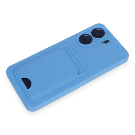 Xiaomi Redmi 13C Kelvin Kartvizitli Silikon Kılıf - Mavi 4