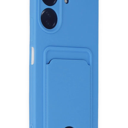 Xiaomi Redmi 13C Kelvin Kartvizitli Silikon Kılıf - Mavi 2