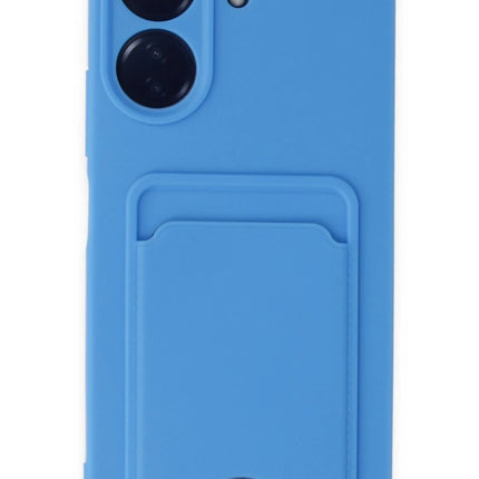 Xiaomi Redmi 13C Kelvin Kartvizitli Silikon Kılıf - Mavi