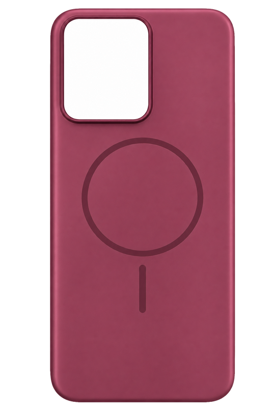 Xiaomi Redmi 13C Mika PC Magsafe Kapak Kılıf - Bordo