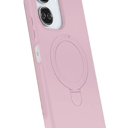 Xiaomi Redmi 13C Regal Magsafe Standlı Kapak Kılıf - Açık Pembe 2